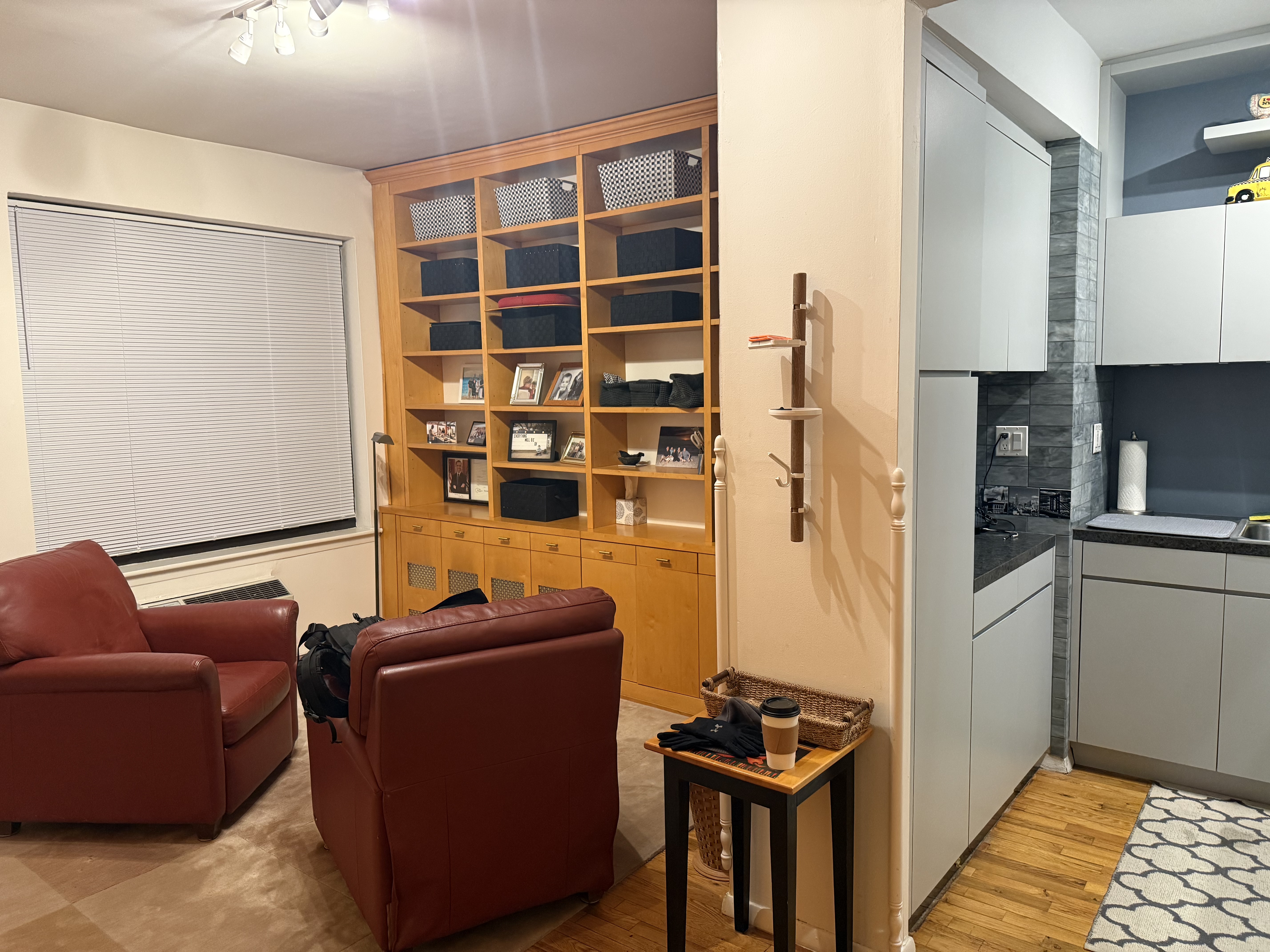 Before: Wall unit angle view
