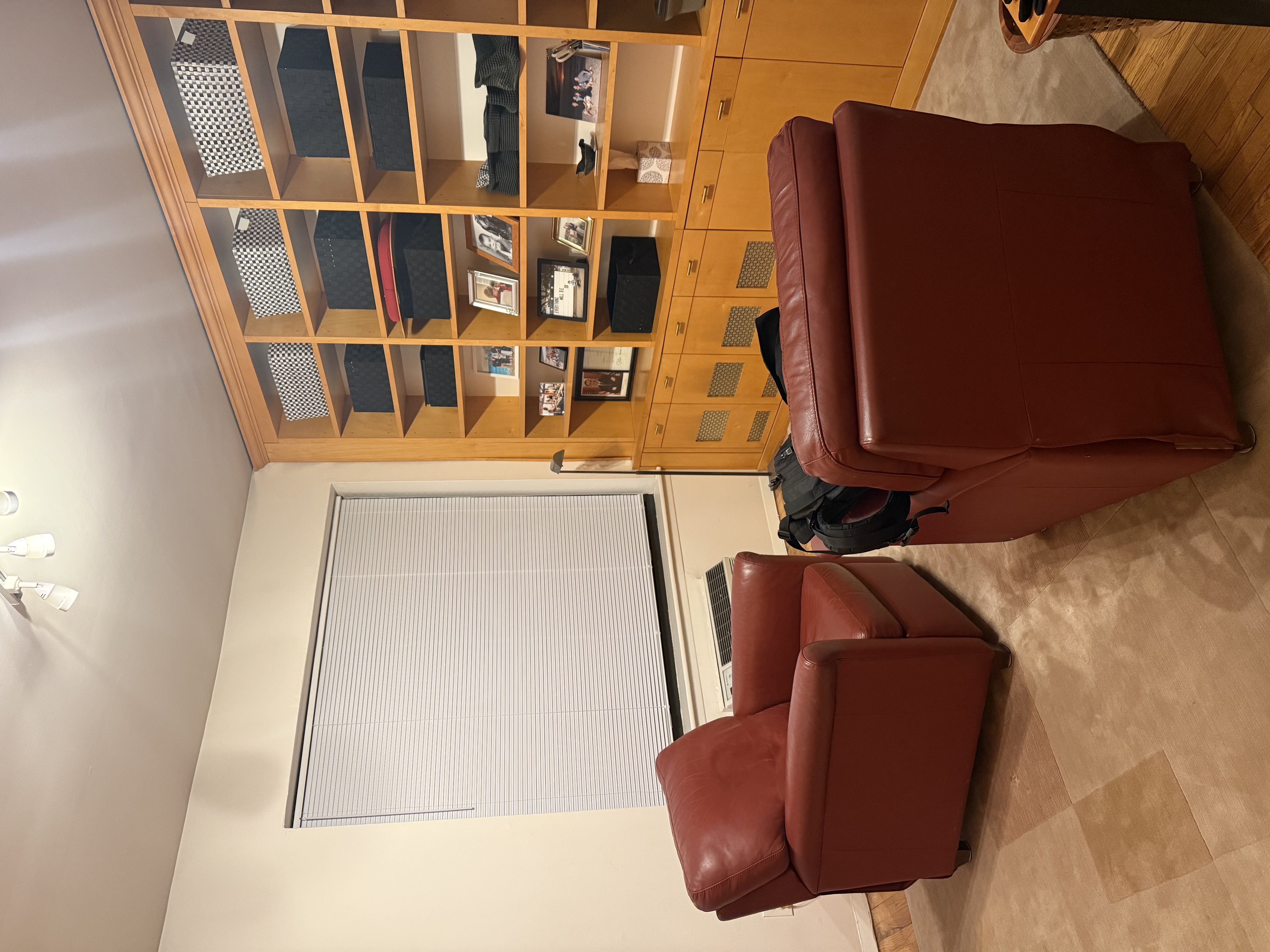 Before: Wall unit front view